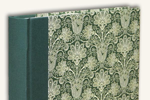 Klassisches Fotoalbum, "Leni", grünes Fotoalbum